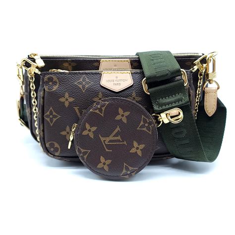 louis vuitton multi pochette accessoires khaki monogram|Louis Vuitton multi pochette crossbody.